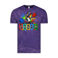 Cloud Purple soccer support squad autism Vintage Tee - Zillion Design Studio
