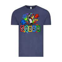 Vintage Denim soccer support squad autism Vintage Tee - Zillion Design Studio