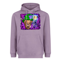 Lavender highland cow halloween Heavyweight Hoodie - JahusDesignShop