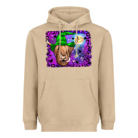 Mushroom highland cow halloween Heavyweight Hoodie - JahusDesignShop