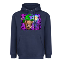 Navy highland cow halloween Heavyweight Hoodie - JahusDesignShop