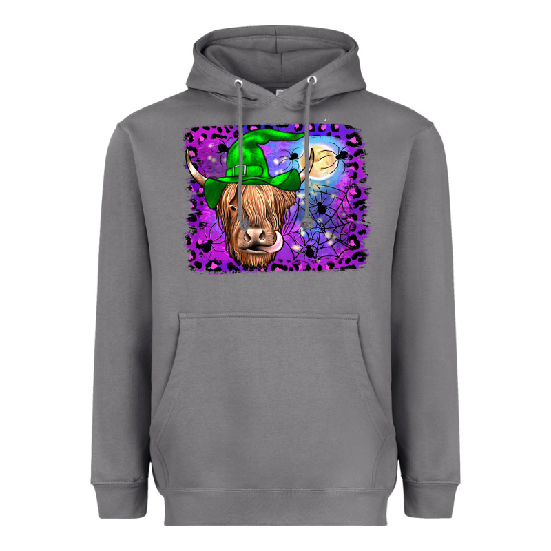 Highland Cow Halloween Heavyweight Hoodie by JahusDesignShop | Teevron