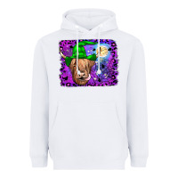 White highland cow halloween Heavyweight Hoodie - JahusDesignShop