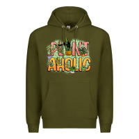 Army Green plantaholic Premium Hoodie - NancyCooperArtShop
