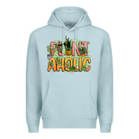 Blue Mist plantaholic Premium Hoodie - NancyCooperArtShop