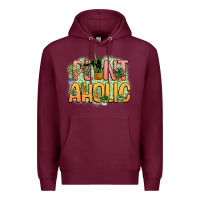 Burgundy plantaholic Premium Hoodie - NancyCooperArtShop