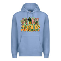 Colony Blue plantaholic Premium Hoodie - NancyCooperArtShop