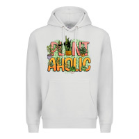 Dove Grey plantaholic Premium Hoodie - NancyCooperArtShop