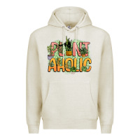 Oatmeal Heather plantaholic Premium Hoodie - NancyCooperArtShop