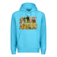 Ocean Blue plantaholic Premium Hoodie - NancyCooperArtShop