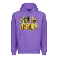 Purple plantaholic Premium Hoodie - NancyCooperArtShop