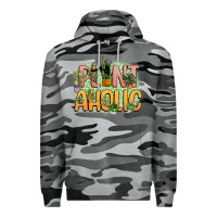 Slate Camo plantaholic Premium Hoodie - NancyCooperArtShop