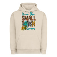 Pigment French Oak Living The Small Town Dream Urban Hoodie - BundleAndBundleShop