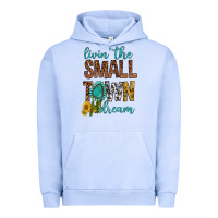 Pigment Grape Ice Living The Small Town Dream Urban Hoodie - BundleAndBundleShop