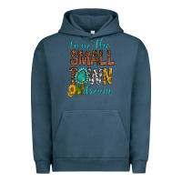 Pigment Midnight Navy Living The Small Town Dream Urban Hoodie - BundleAndBundleShop