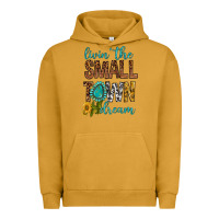 Pigment Peanut Butter Living The Small Town Dream Urban Hoodie - BundleAndBundleShop
