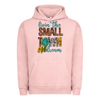 Pigment Salmon Living The Small Town Dream Urban Hoodie - BundleAndBundleShop