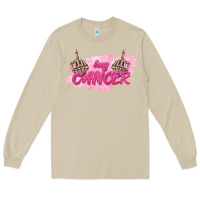 Mushroom Hey Cancer Long Sleeve Tee - texasbilliewilder