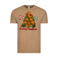 Vintage Coffee Merry Christmas Basketball Vintage Tee - RanaPortraitStore