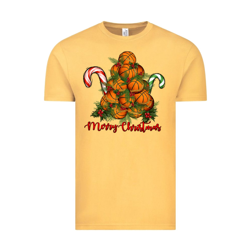 Merry Christmas Basketball Vintage Tee by RanaPortraitStore | Teevron