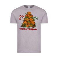 Vintage Zinc Merry Christmas Basketball Vintage Tee - RanaPortraitStore