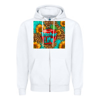White teacher life Zipper Hoodie - HRA Design Shop