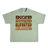Oil Green melanin educated motivated elevated melanated Urban Heavy Tee - texasbilliewilder