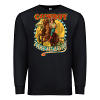 Black cowboy take me away Premium Sweatshirt - NancyCooperArtShop