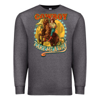 Charcoal Heather cowboy take me away Premium Sweatshirt - NancyCooperArtShop
