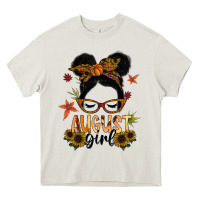 Cream august girl Heavy Core Tee - SublimationCraftShop