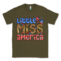 Army Green Little miss America Classic Tee - Neo Western