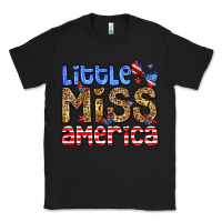 Black Little miss America Classic Tee - Neo Western