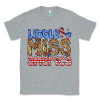 Heather Grey Little miss America Classic Tee - Neo Western