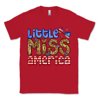 Red Little miss America Classic Tee - Neo Western