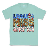 Seafoam Little miss America Classic Tee - Neo Western
