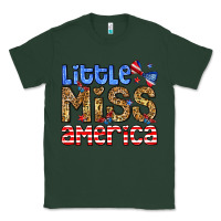 Sports Green Little miss America Classic Tee - Neo Western
