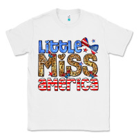 White Little miss America Classic Tee - Neo Western