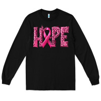 Black Hope Breast Cancer Long Sleeve Tee - texasbilliewilder