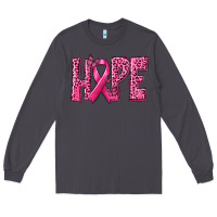 Smoke Hope Breast Cancer Long Sleeve Tee - texasbilliewilder
