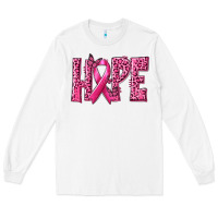 White Hope Breast Cancer Long Sleeve Tee - texasbilliewilder