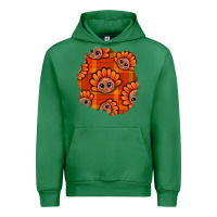 Emerald Thanksgiving Turkey With Tartan Patch Urban Hoodie - BundleAndBundleShop