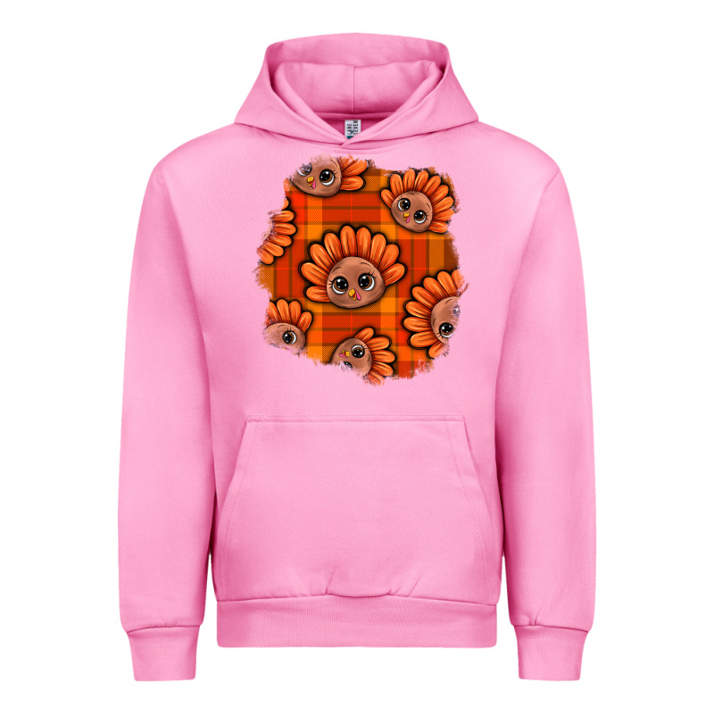 Thanksgiving Turkey With Tartan Patch Urban Hoodie by BundleAndBundleShop | Teevron