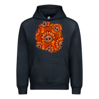 Navy Thanksgiving Turkey With Tartan Patch Urban Hoodie - BundleAndBundleShop