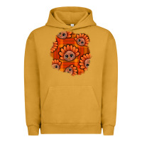 Pigment Peanut Butter Thanksgiving Turkey With Tartan Patch Urban Hoodie - BundleAndBundleShop