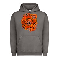 Pigment Tornado Thanksgiving Turkey With Tartan Patch Urban Hoodie - BundleAndBundleShop