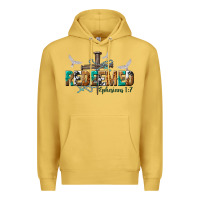 Antique Gold redeemed ephesians 1 7 Premium Hoodie - NancyCooperArtShop