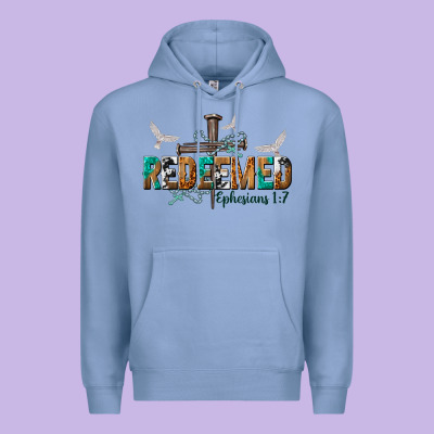 Redeemed Ephesians 1 7 Premium Hoodie Designed By Nancycooperartshop