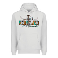 Dove Grey redeemed ephesians 1 7 Premium Hoodie - NancyCooperArtShop