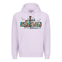Lilac redeemed ephesians 1 7 Premium Hoodie - NancyCooperArtShop