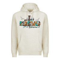 Oatmeal Heather redeemed ephesians 1 7 Premium Hoodie - NancyCooperArtShop